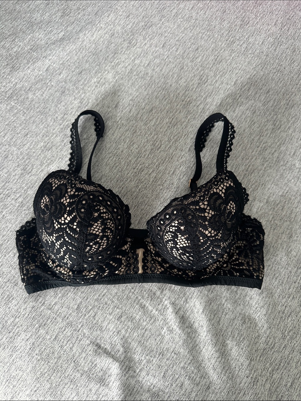 NWOT Aerie Women's Black Lace Push-Up Bra